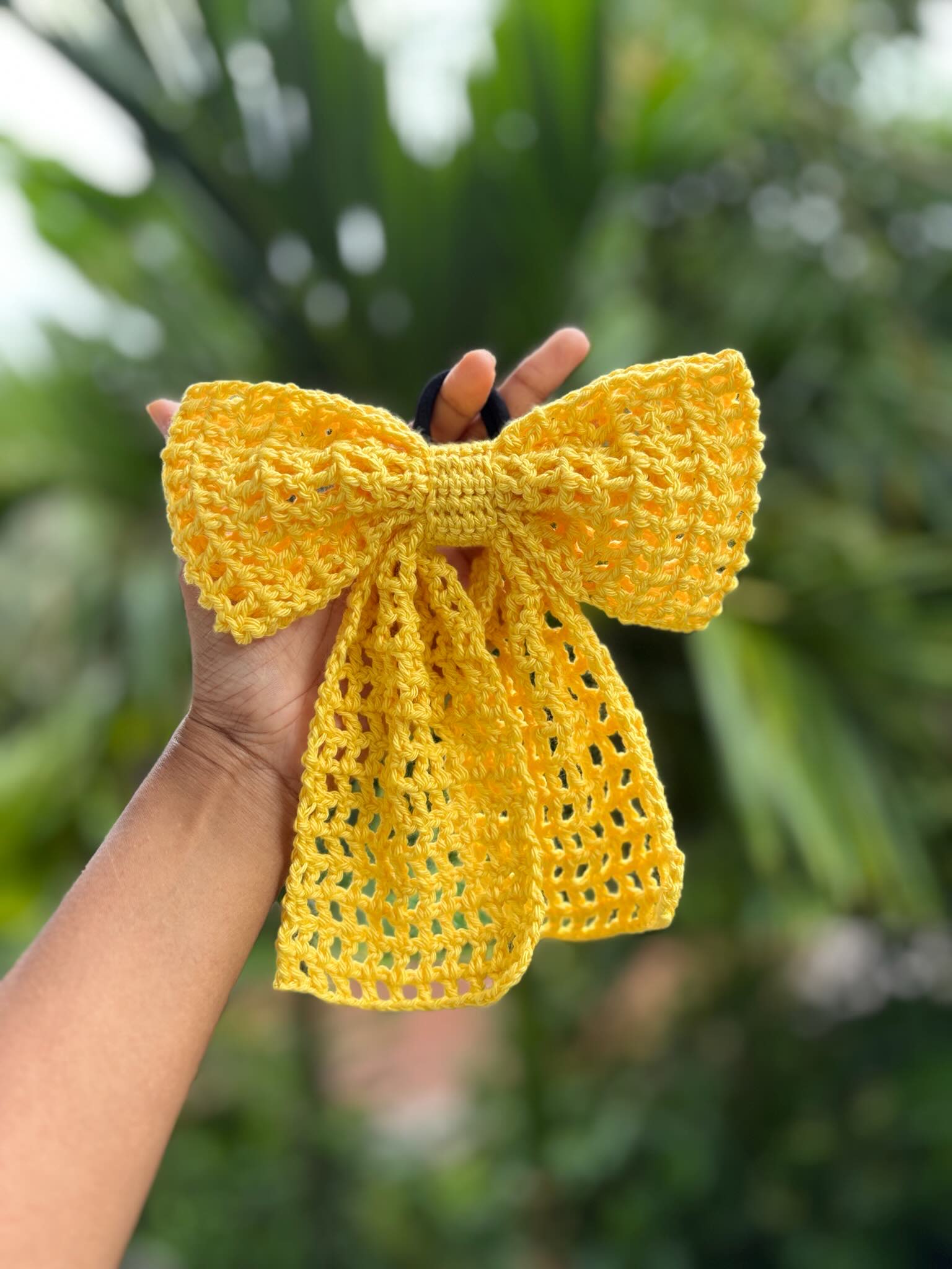 Waffle Hair Bow